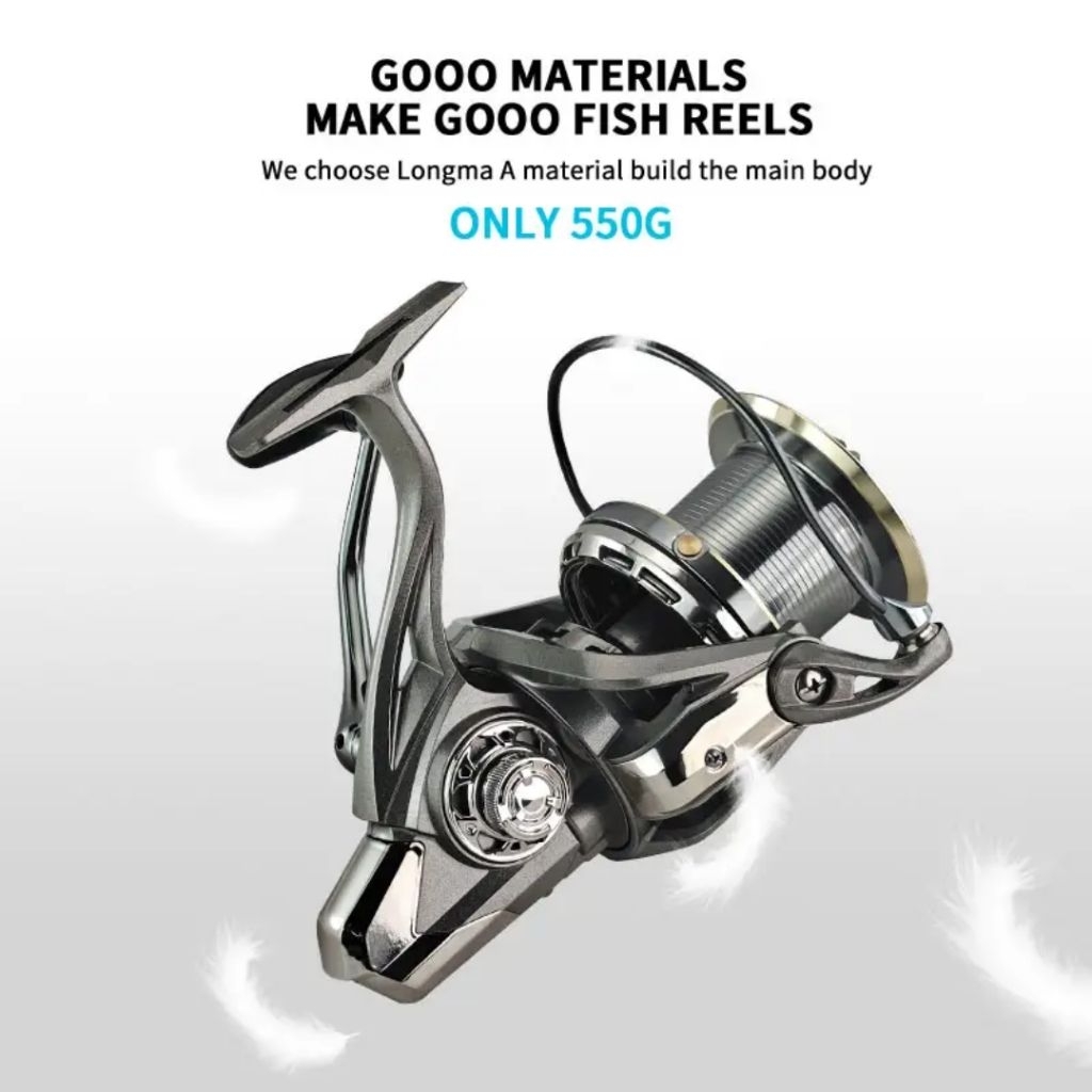 NGK Reel Jumbo 8000-14.000 Silver Oneway Metal Spool