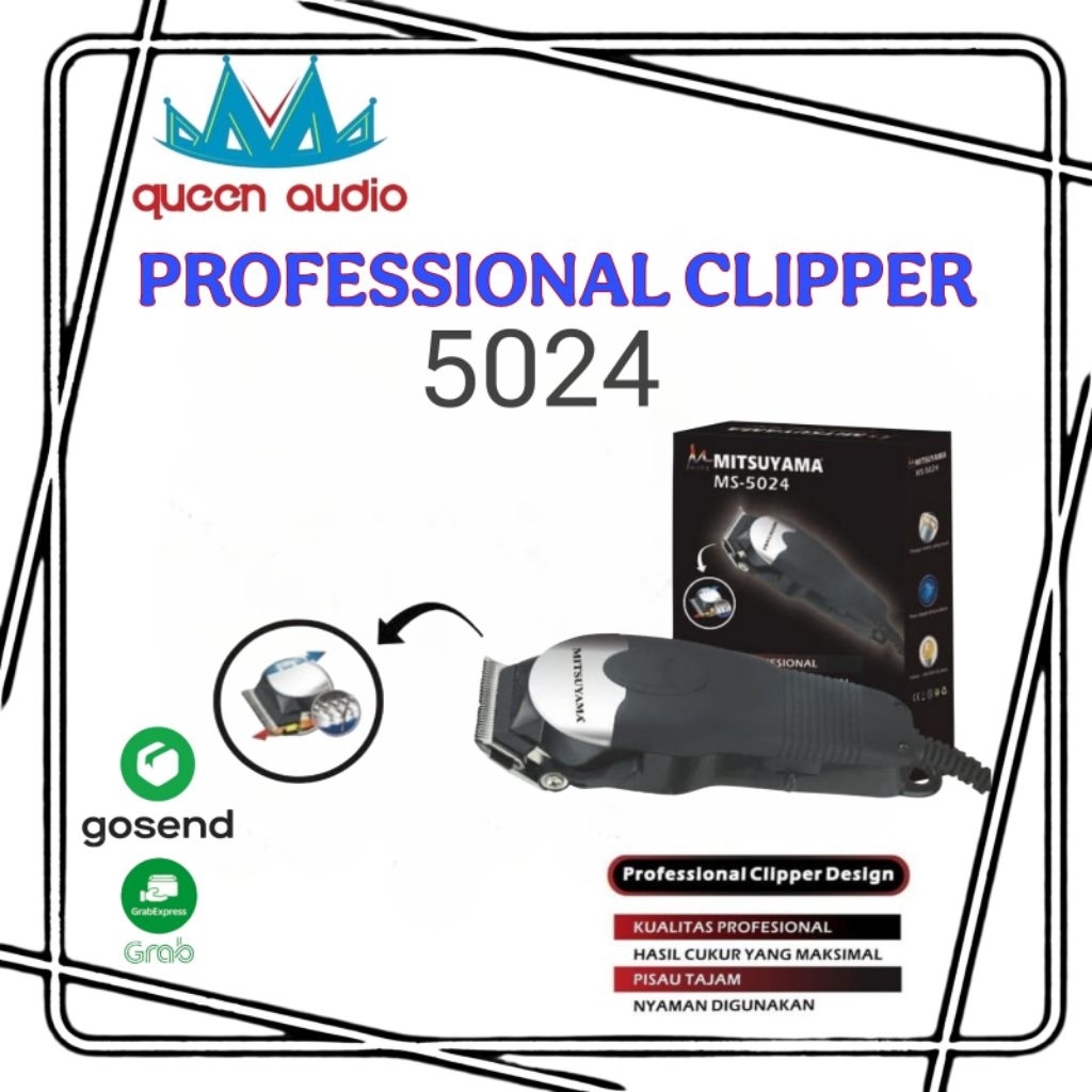 ALAT CUKUR RAMBUT MS 5024 HAIR CLIPPER