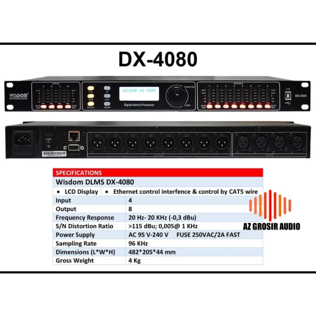 dlms wisdom dx4080 management wisdom DX 4080