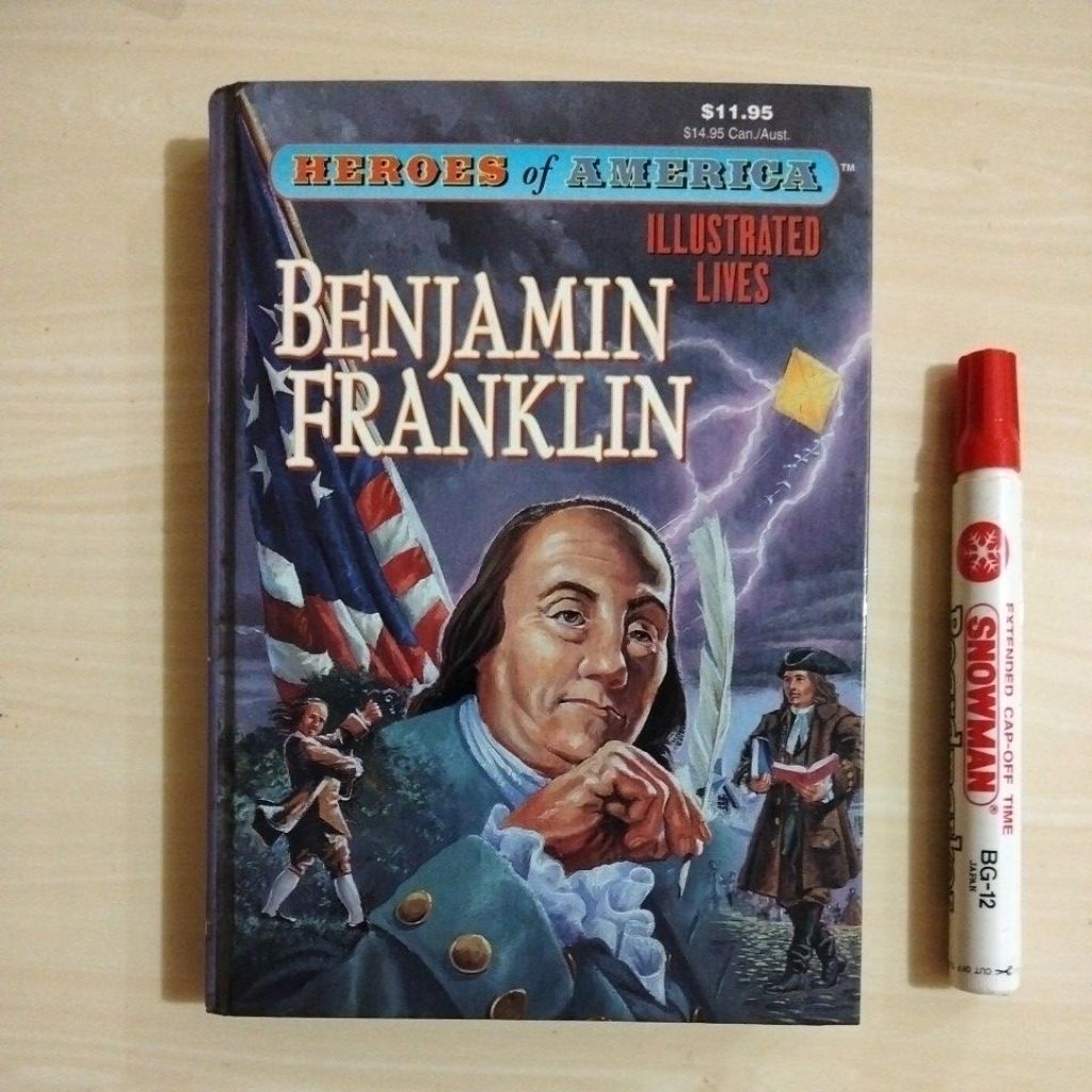 HEROES OF AMERICA - BENJAMIN FRANKLIN - Buku Bekas Murah Original - B8