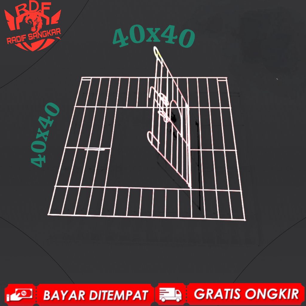 Panel Ram Pintu Kandang 60x60/40x40/30x30