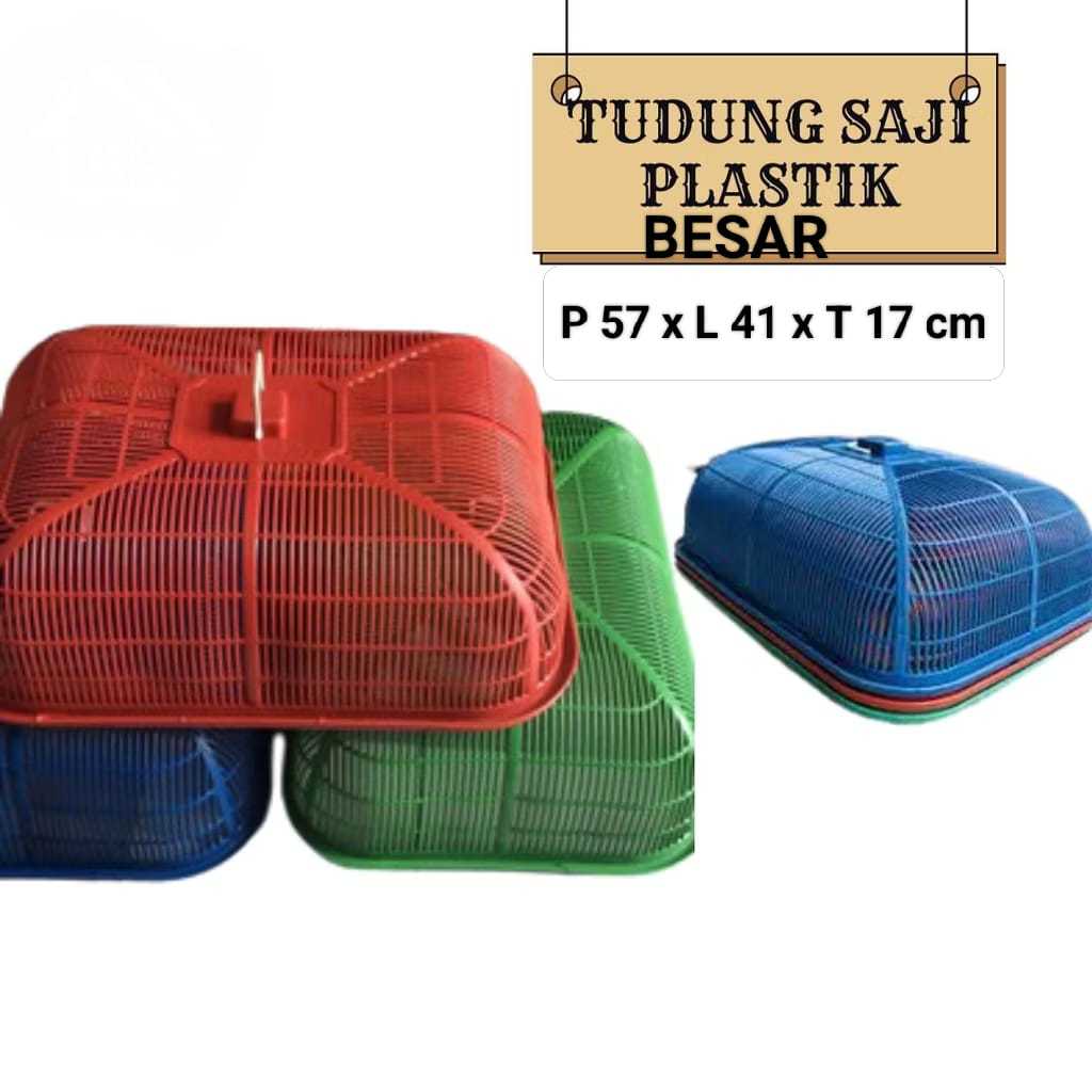 ( INSTANT ) Tudung Saji Penutup Makanan Segi / Tudung Saji Plastik