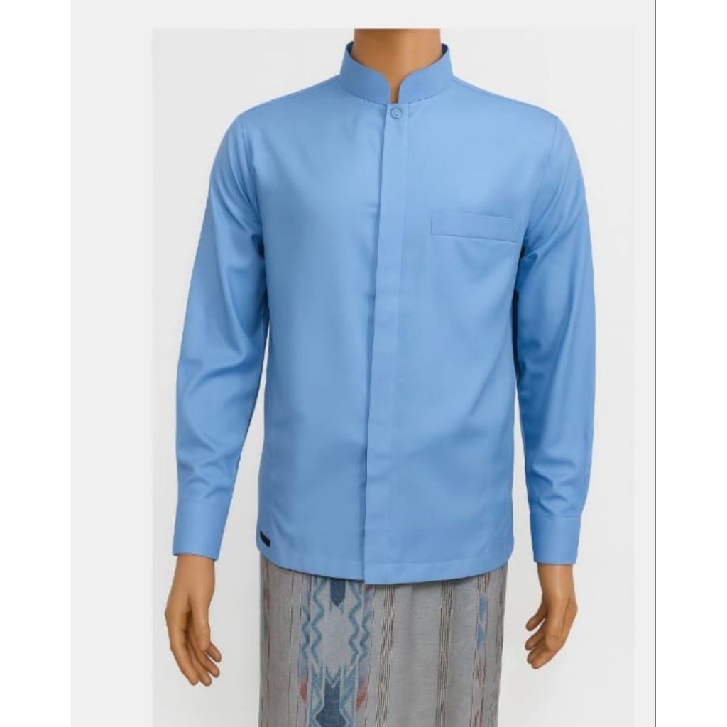 Baju koko pria dewasa tangan panjang manset/kancing