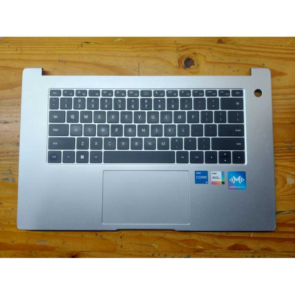 Palmrest Keyboard OK Casing tengah Laptop HUAWEI HONOR MagicBook 15 WAQ9 WAH9 BDR-WDH Silver second 