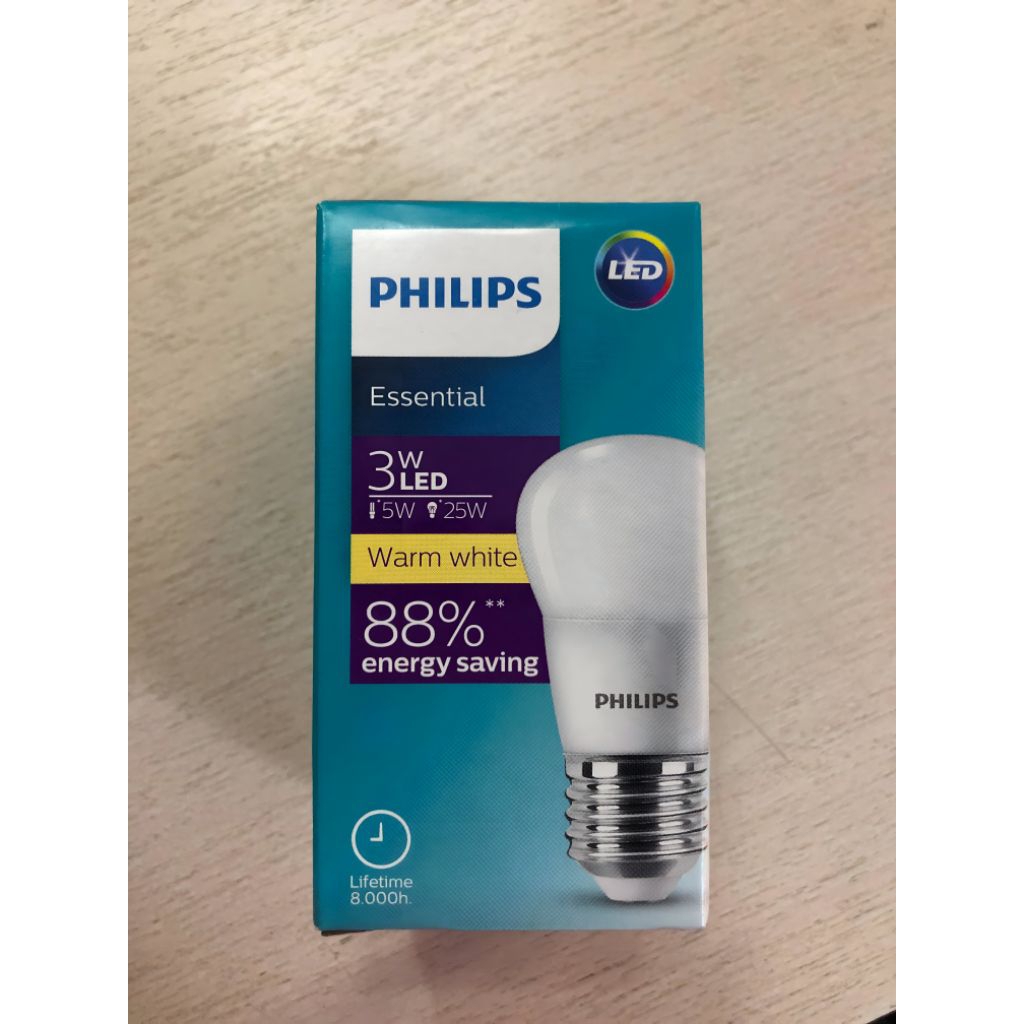 Bola Lampu Philips LED 3 Watt