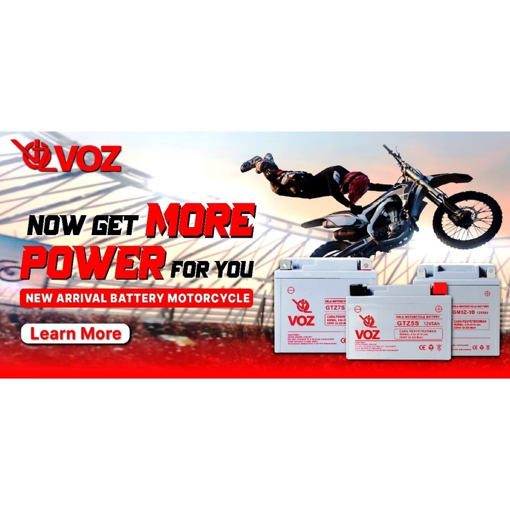 Aki Motor / voz /  GTZ5S 12V 5Ah