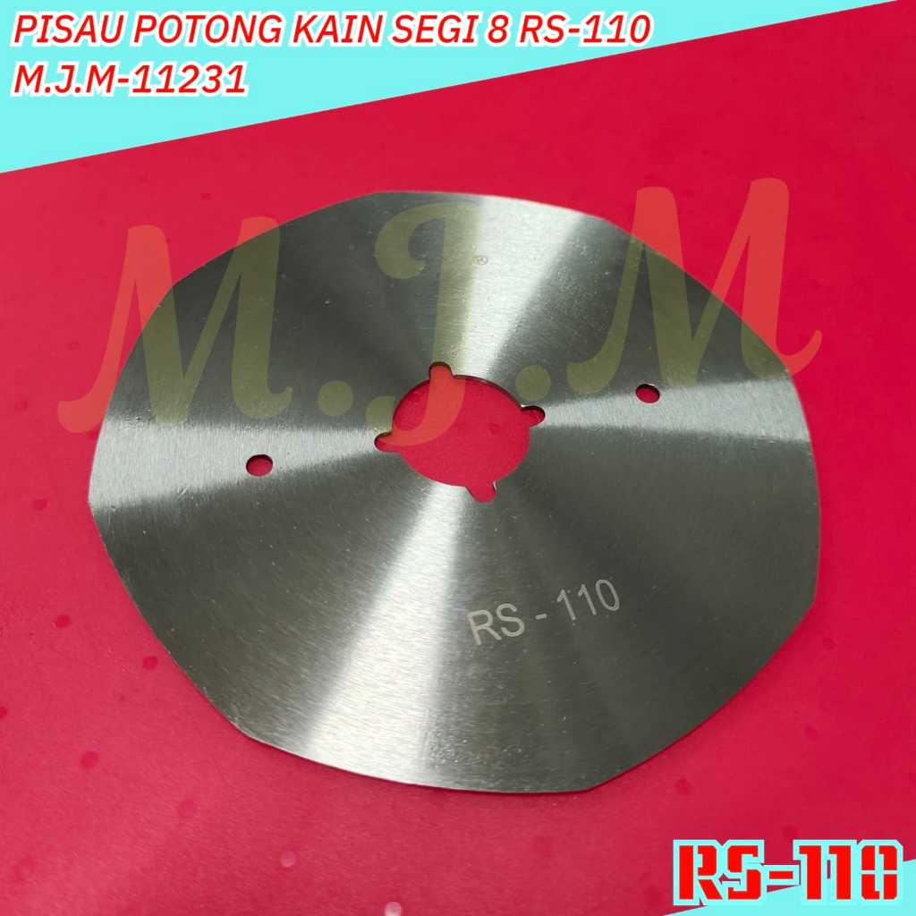 ( GRADE A ) PISAU MESIN POTONG KAIN BULAT SEGI 8 110 MM RS-110 / PISAU OCTA 110 MISO-11231