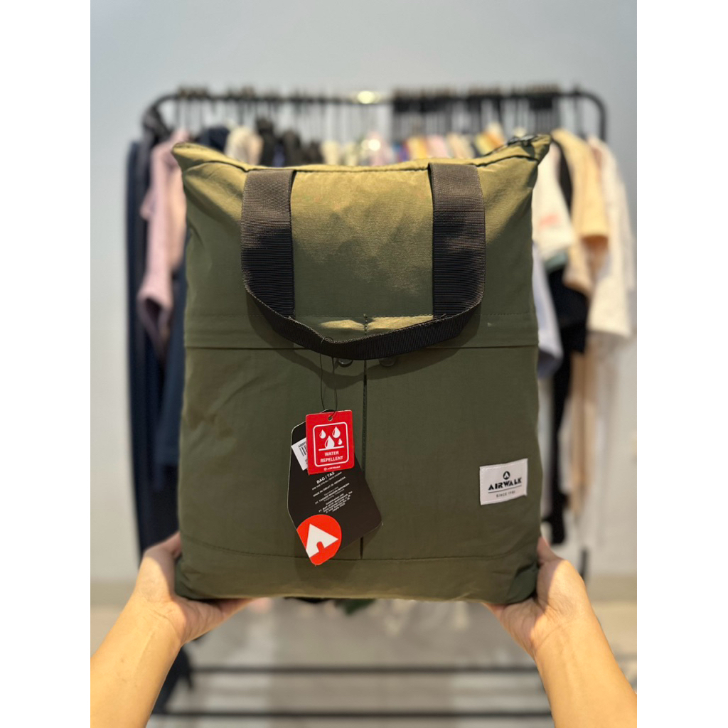 TAS RANSEL AIRWALK UNISEX CERRA BACKPACK AIWBP241107O OLIVE ORIGINAL AIRWALK