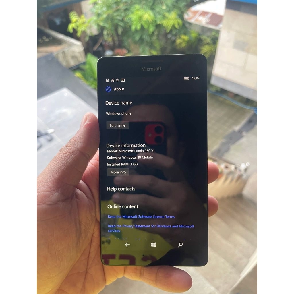 Microsoft lumia 950xl minus