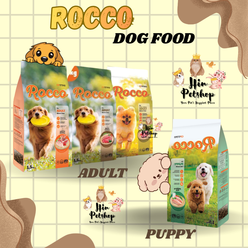 ROCCO ADULT DOG & PUPPY ALL VARIAN 1,5KG ROCCO DOG FOOD 1,5KG WET FOOD