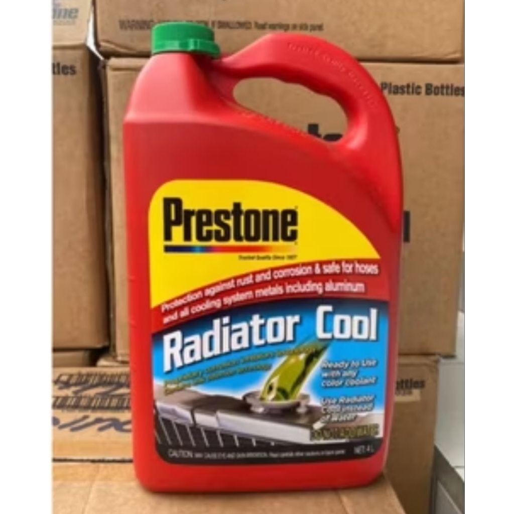 AIR RADIATOR COOLANT MOBIL PRESTONE ASLI 4 LITER
