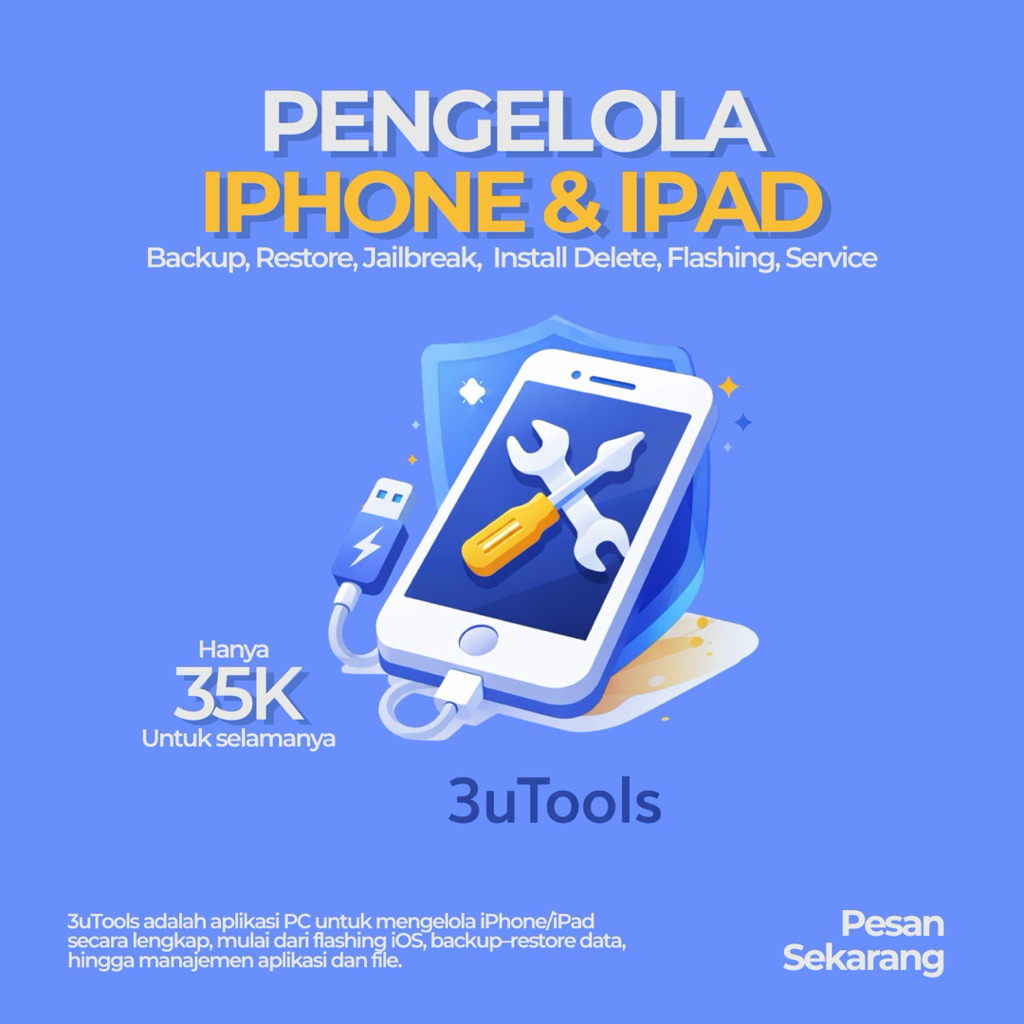 Software Pengelola IPhone & IPad - Flashing Recovery Transfer Data Jailbreak Dll