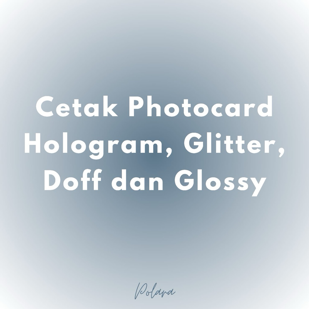(1 paket) Cetak Photocard hologram, glitter, doff, glossy