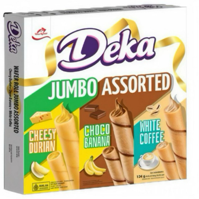 DEKA WAFER ROLL JUMBO EDISI GIFT BOX LEBARAN 126gr/ASTOR DEKA MURAH/ASTOR MURAH/ASTOR LEBARAN/KUE LE