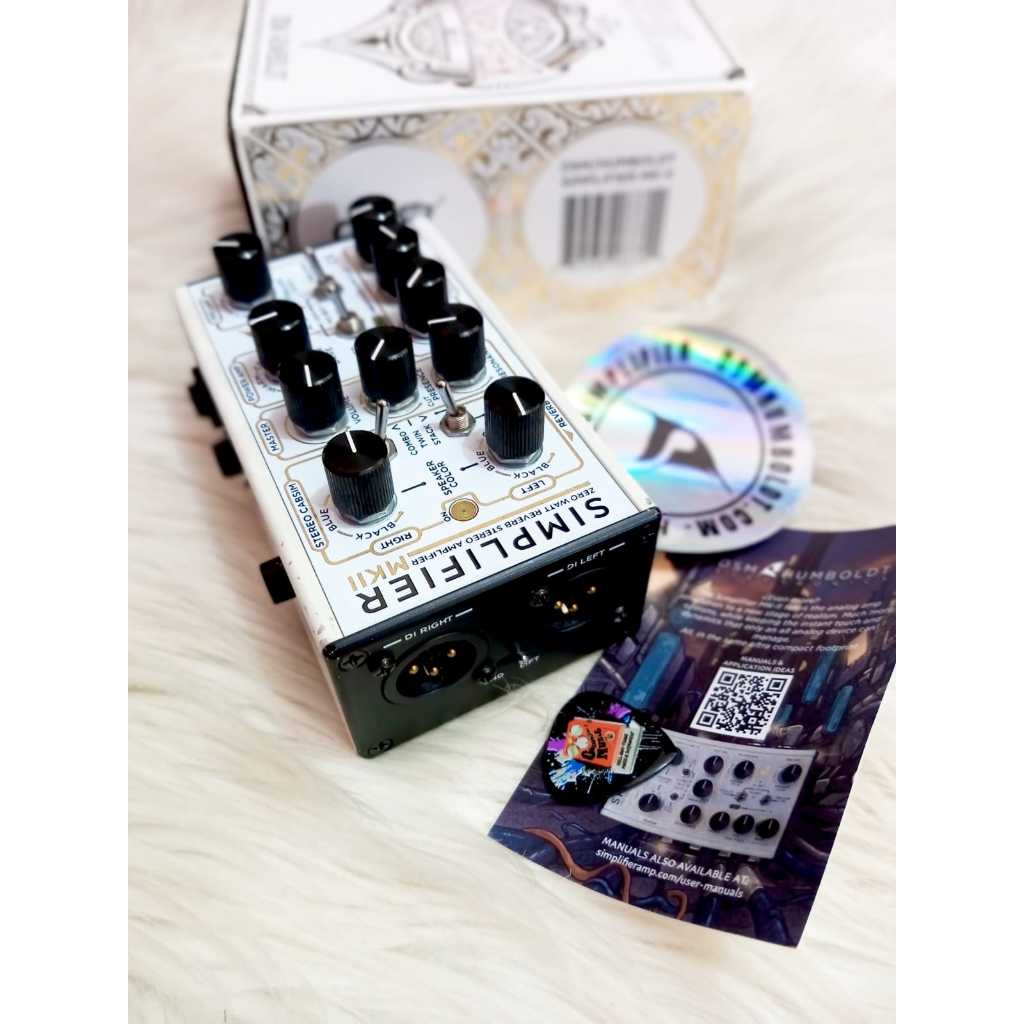 DSM Humboldt Simplifier MKII MK2 Preamp Ampli Cabinet Simulator pedal efek gitar bass