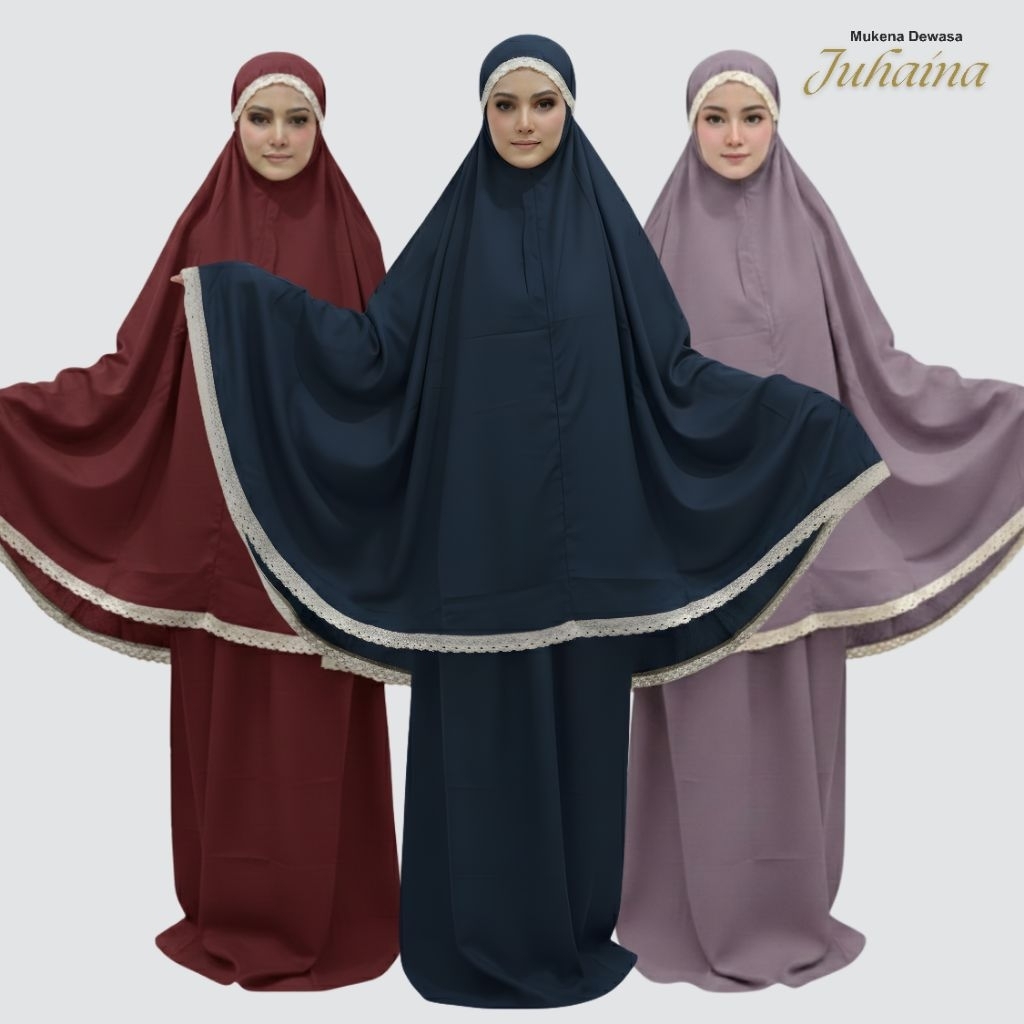 Mukena Dewasa Polos Juhaina Jumbo Mukena Polos Kekinian Mukena Jumbo Muslimah