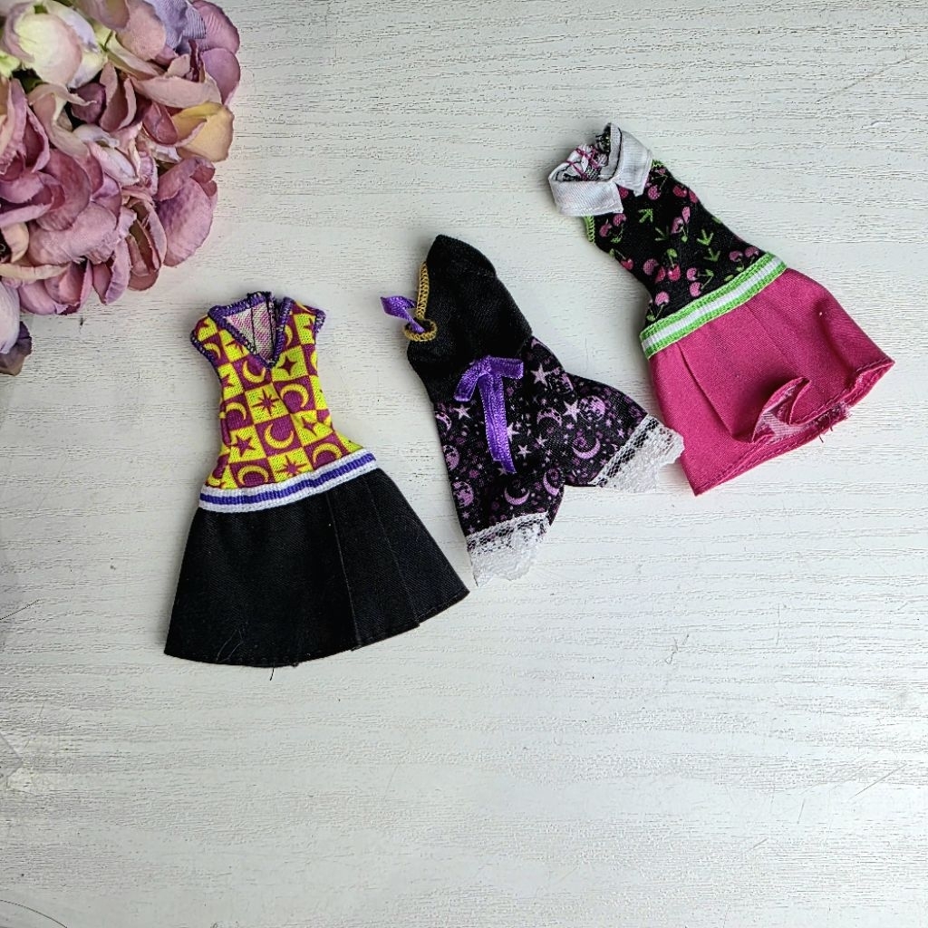 Baju Dress / Jumpsuit Monster High / MH doll G3 all varian Clawdeen / Cleo / Draculaura / Lagoona