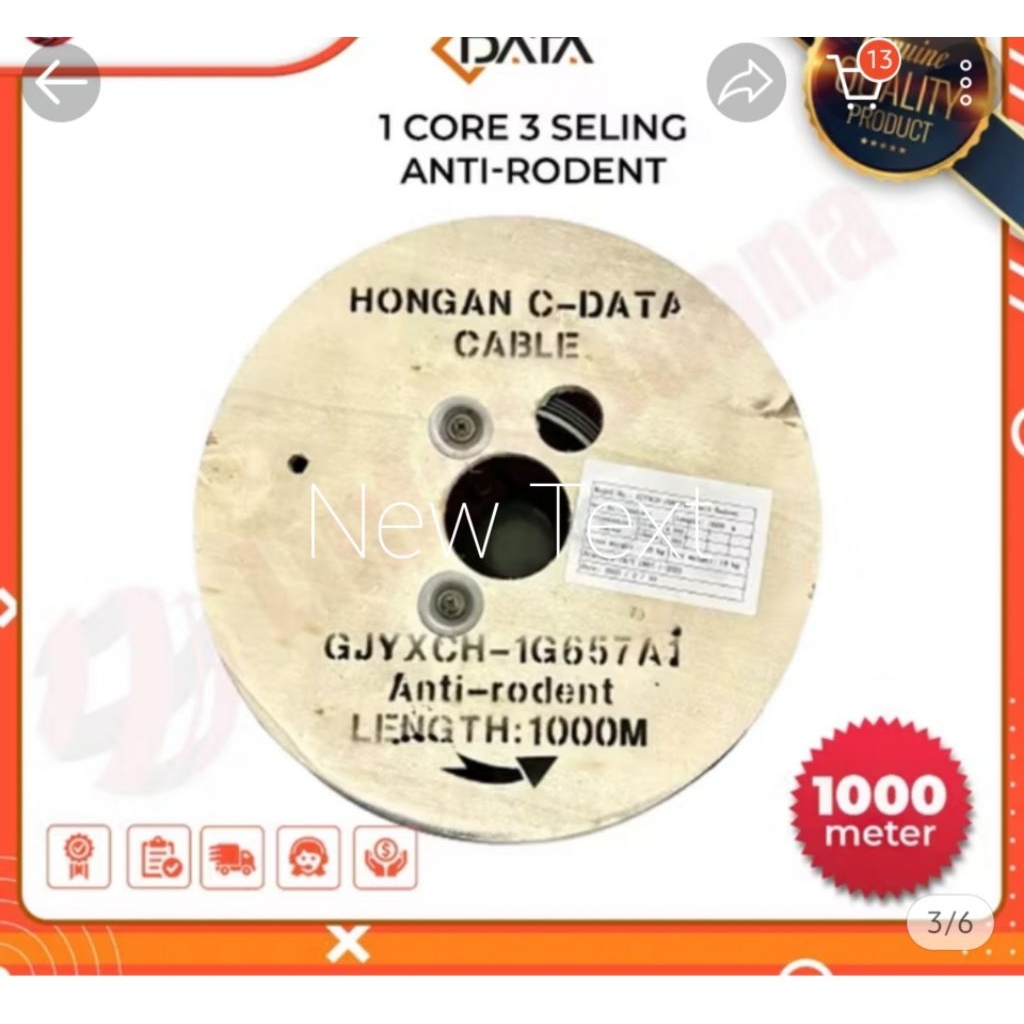 kabel fo 1core3seling