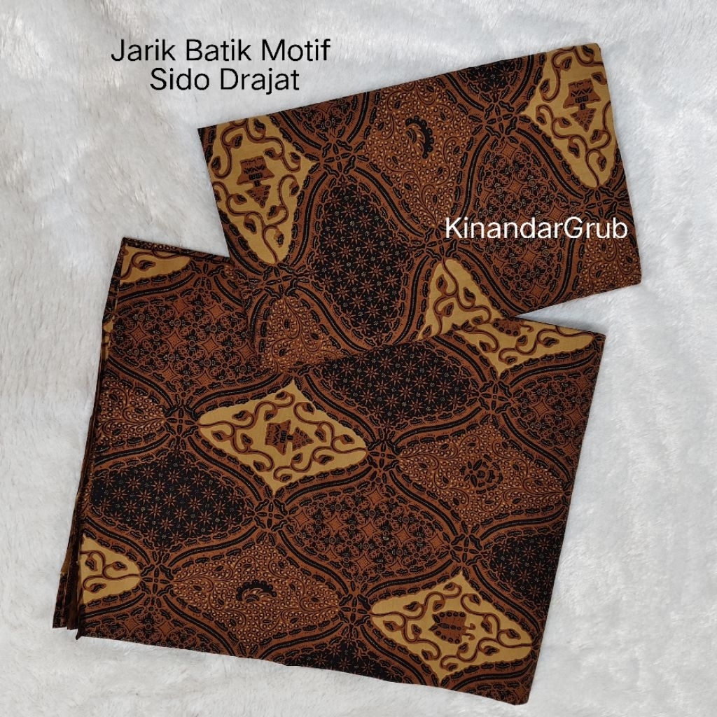 Kain Batik Sogan Motif Sido Drajat