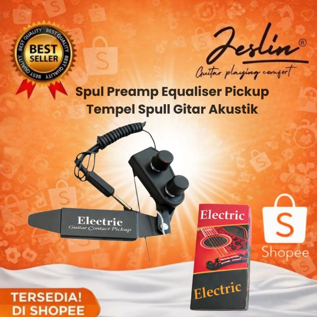 Spul Preamp Equaliser Pickup Tempel Spull Gitar Akustik