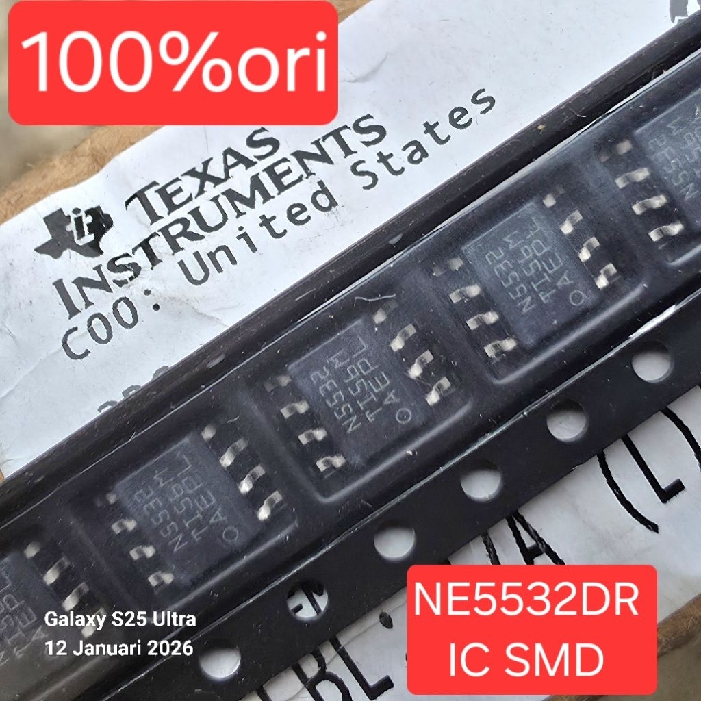 NE5532 TI ORI  ic SMD