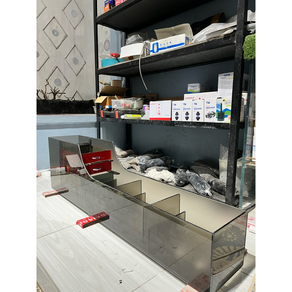 top filter china style 60cm include packing kayu