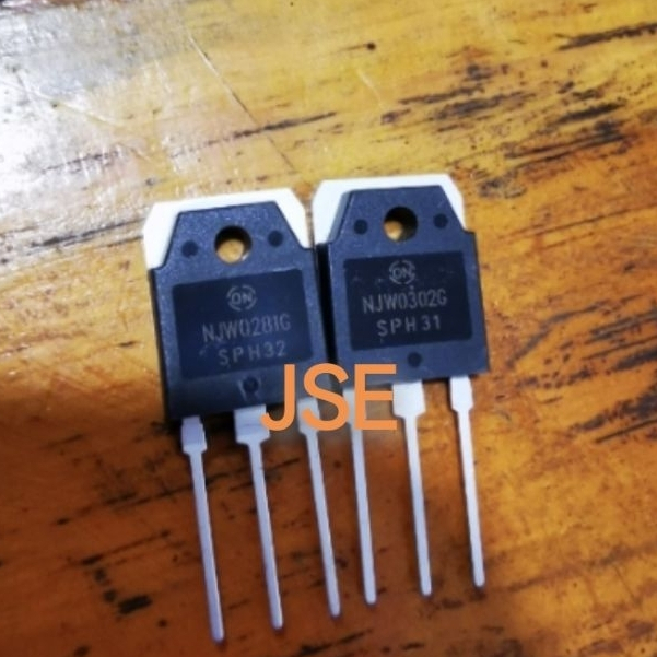 TRANSISTOR FINAL NJW POWER  0302 - 0281 KUALITAS SUPER PER SET ORI