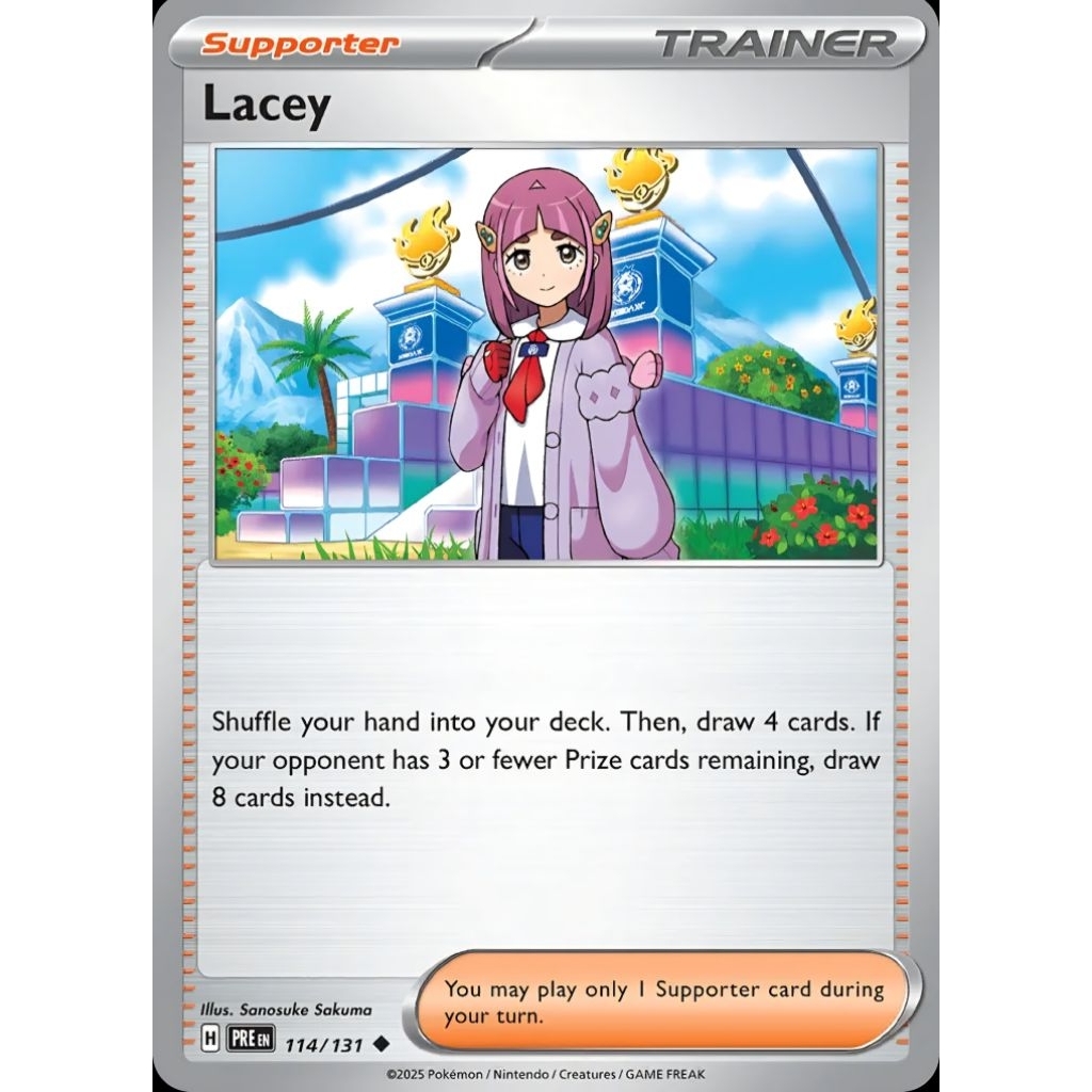 Tcg Pokemon Trainer Supporter Lacey PFL