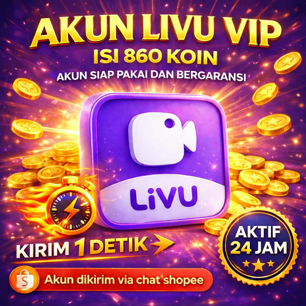 Akun LivU VIP Gratis 860 Koin Akun Siap digunakan Murah - Proses Kirim 1 Detik - Admin Aktif 24 Jam