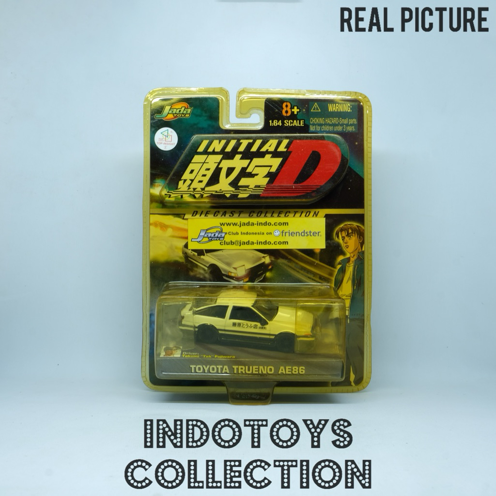 Jada Toys ~ Toyota Trueno AE86 Initial D Rare