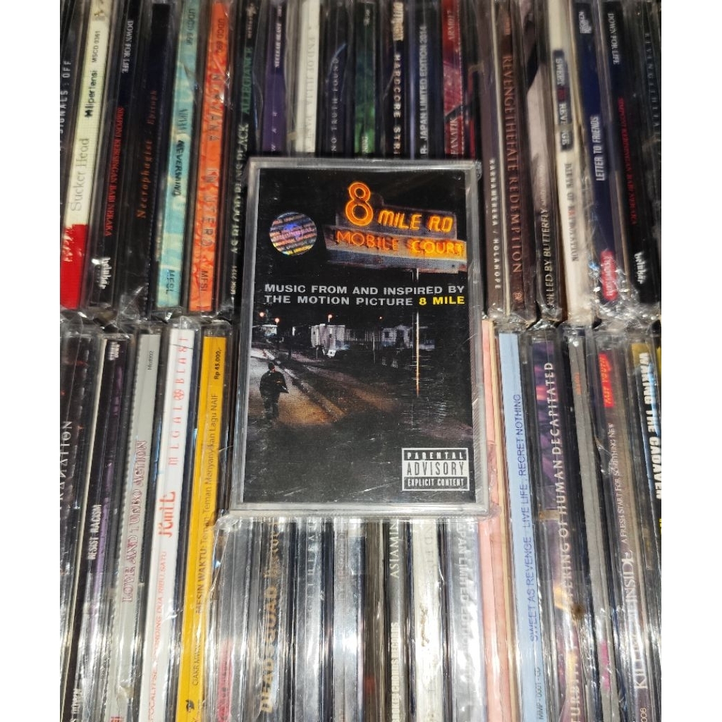 Kaset Soundtrack 8 MILE - Eminem, Obbie Trice, 50 Cent, D12, Jay Z