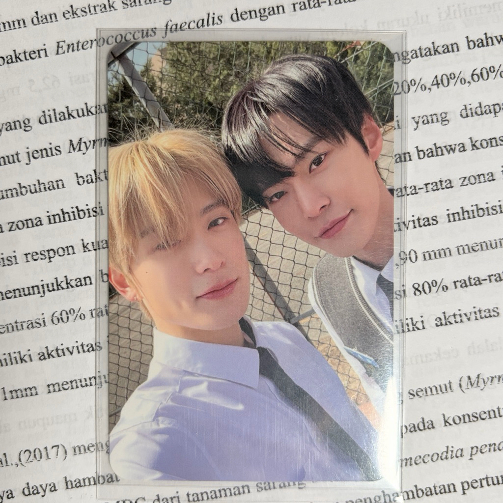 Photocard Official Jaedo Jaehyun Doyoung Trading Card Perfume DJJ dojaejung Uniform Seragam Sekolah 