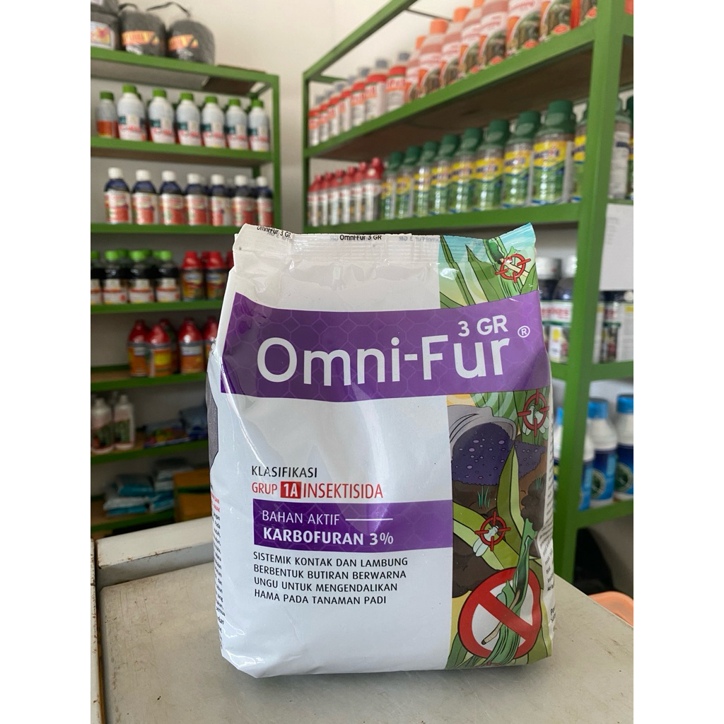 Omni-Fur pembasmi hama penggerek batang padi kuning