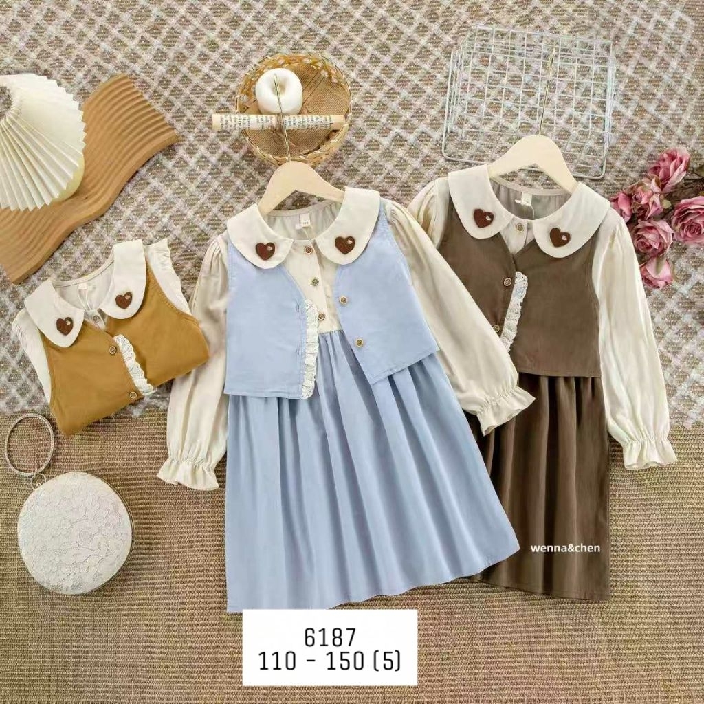 CLARAA MIDI DRES ROMPI ANAK