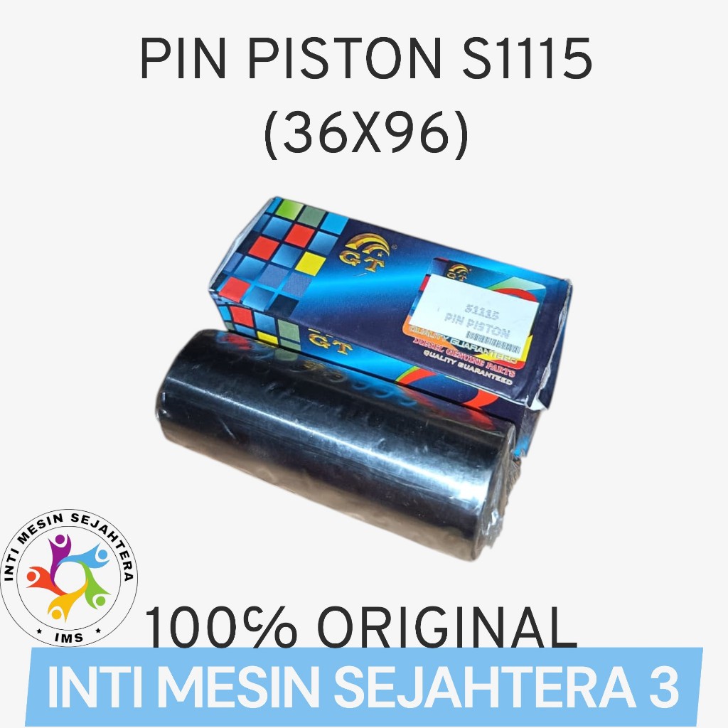 Pin Piston S1115/ZH1115 Ukuran 36 x 96 mm / Pen Pher Piston Mesin Diesel S 1115 ORIGINAL GT