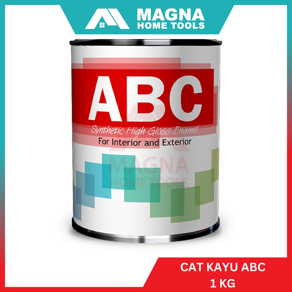 CAT MINYAK KAYU BESI ABC 1KG HITAM/HITAM DOP/DOFF/PUTIH SEMUA WARNA (ORIGINAL)