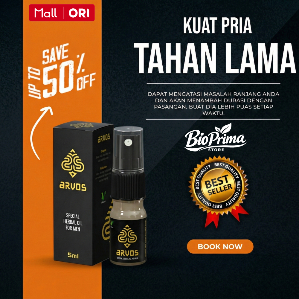 Arvos Spray BPOM – Obat Kuat Pria Tahan Lama Tanpa Kebas