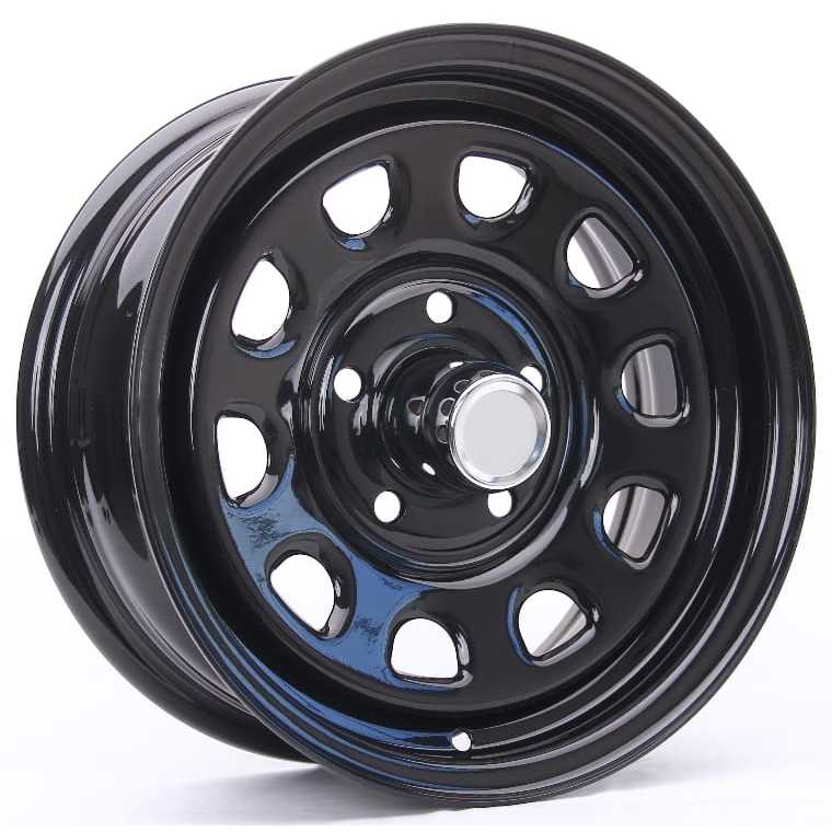 PROMO VELG DAYTONA RING 14 LEBAR 6 INCHI LUBANG 5 PCD 114.3 73.1 - VELG MOBIL BLACK