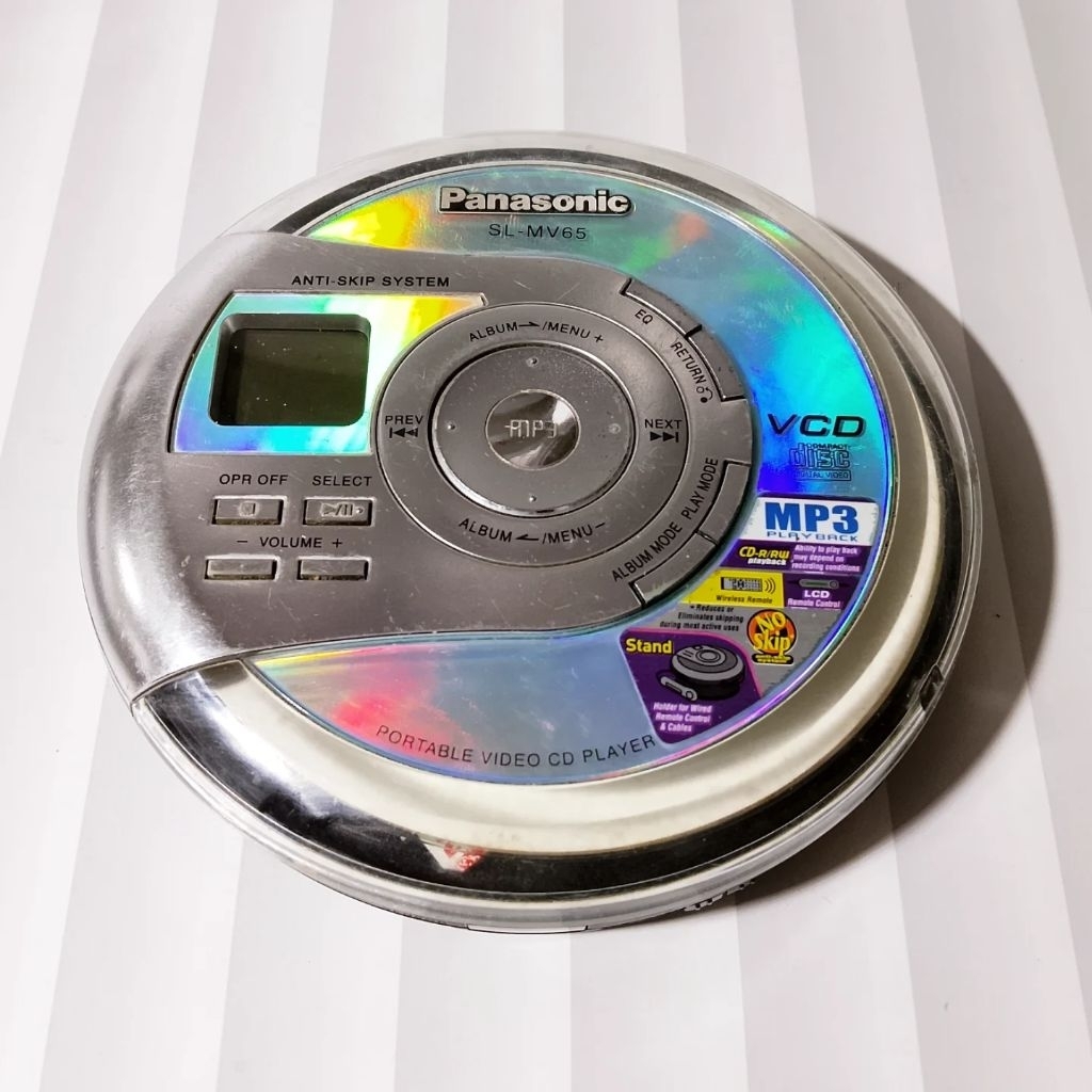 Discman PANASONIC SL-MV65 Portable CD, VCD & MP3 Player