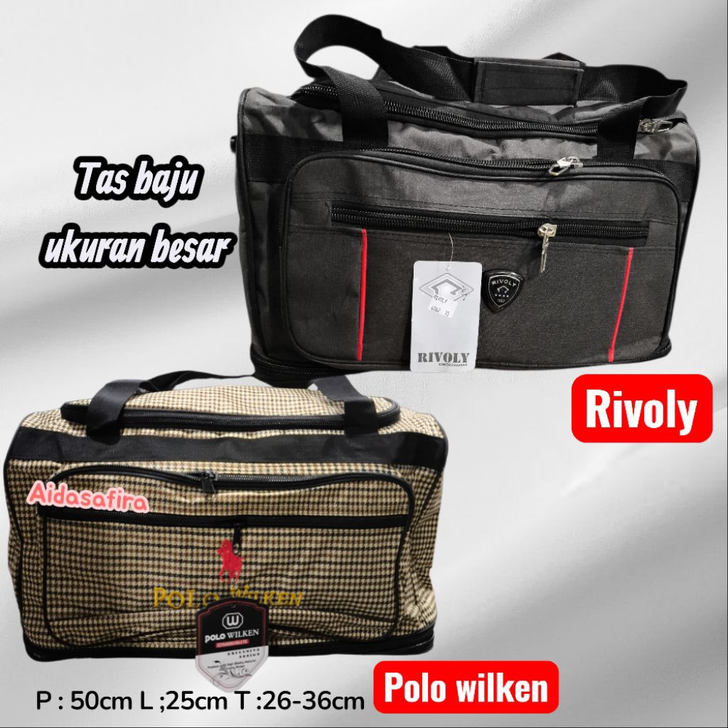 TAS PAKAIAN/TAS BAJU/TAS TRAVEL/UKURAN BESAR PAKAI TALI SELEMPANG