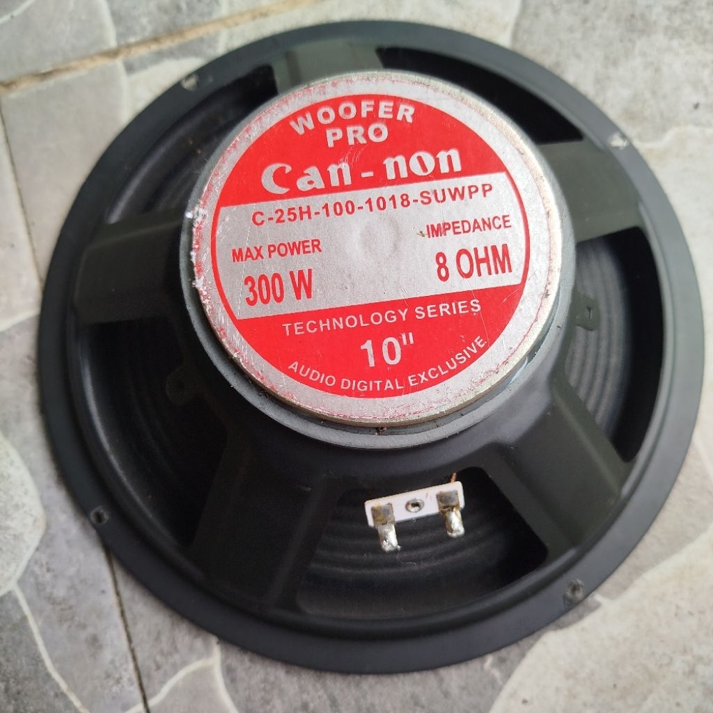 Speaker 10 inchi 300 Watt Woofer Canon
