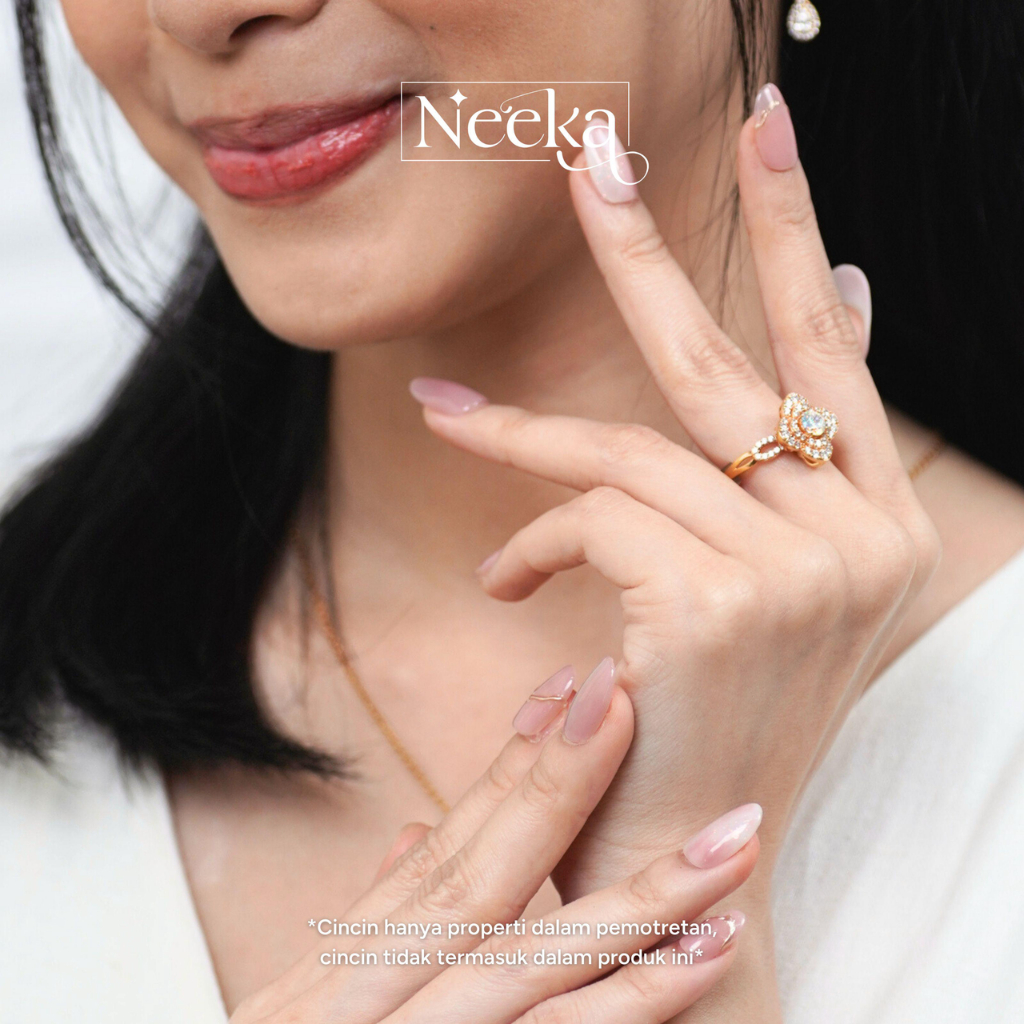 Perhiasan Emas Cincin - Liontin White Rainbow Pendant