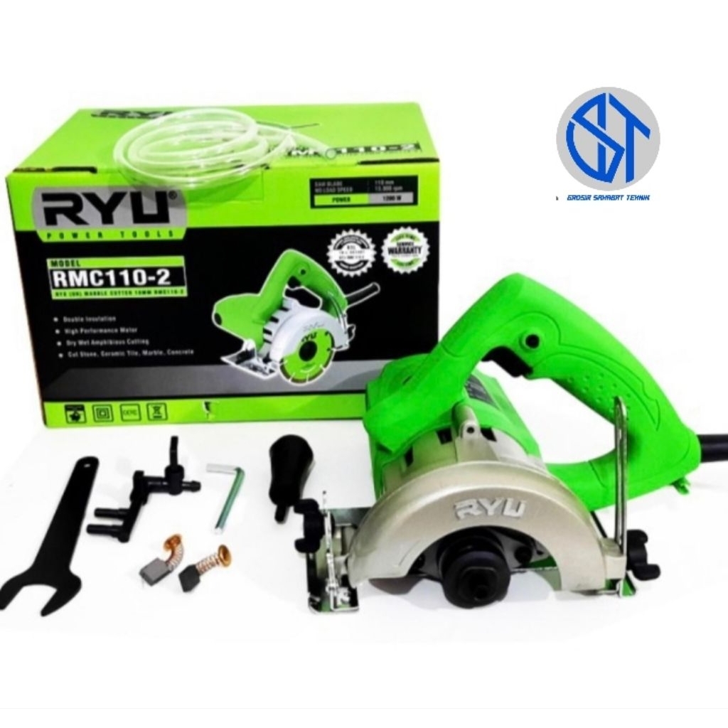 Mesin potong keramik granit marmer RYU RMC110-2 MARBLE CUTTER