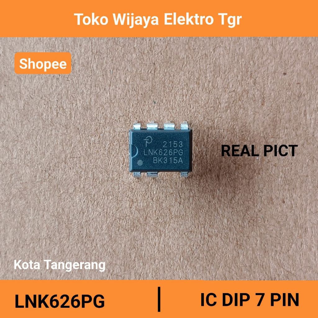Mesin Las Sparepart | LNK626PG IC Dip 7 Pin IC Psu Mesin Las