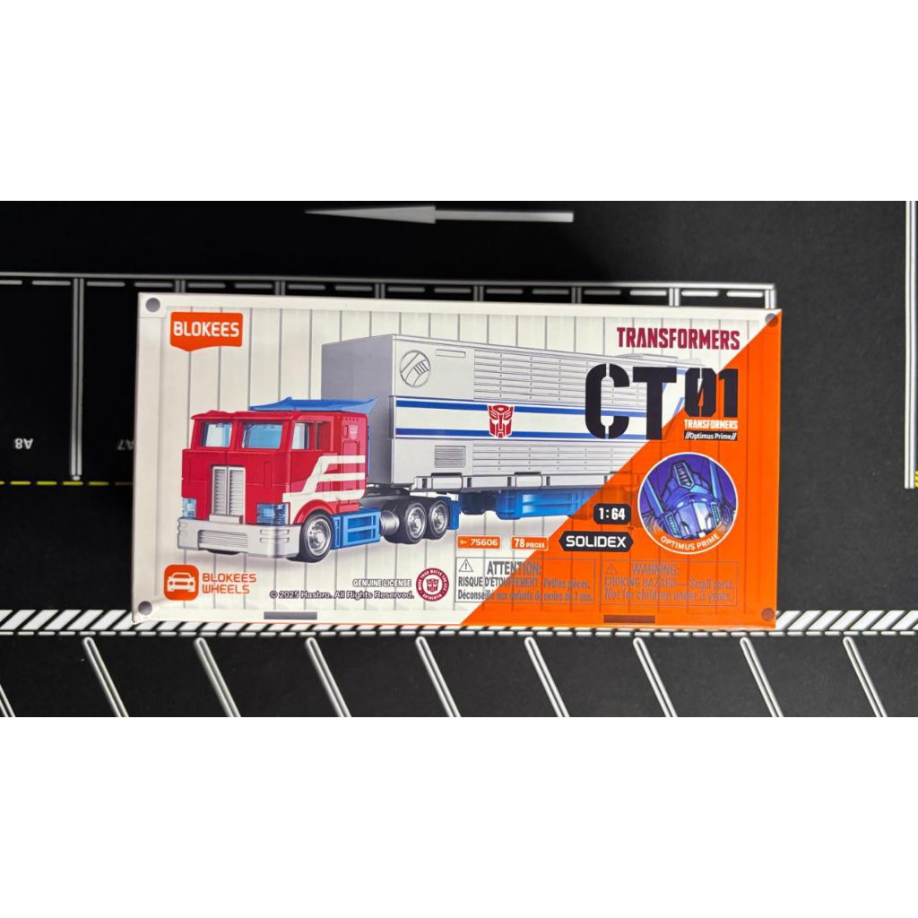BLOKEES WHEELS TRANSFORMERS CT 01 OPTIMUS PRIME