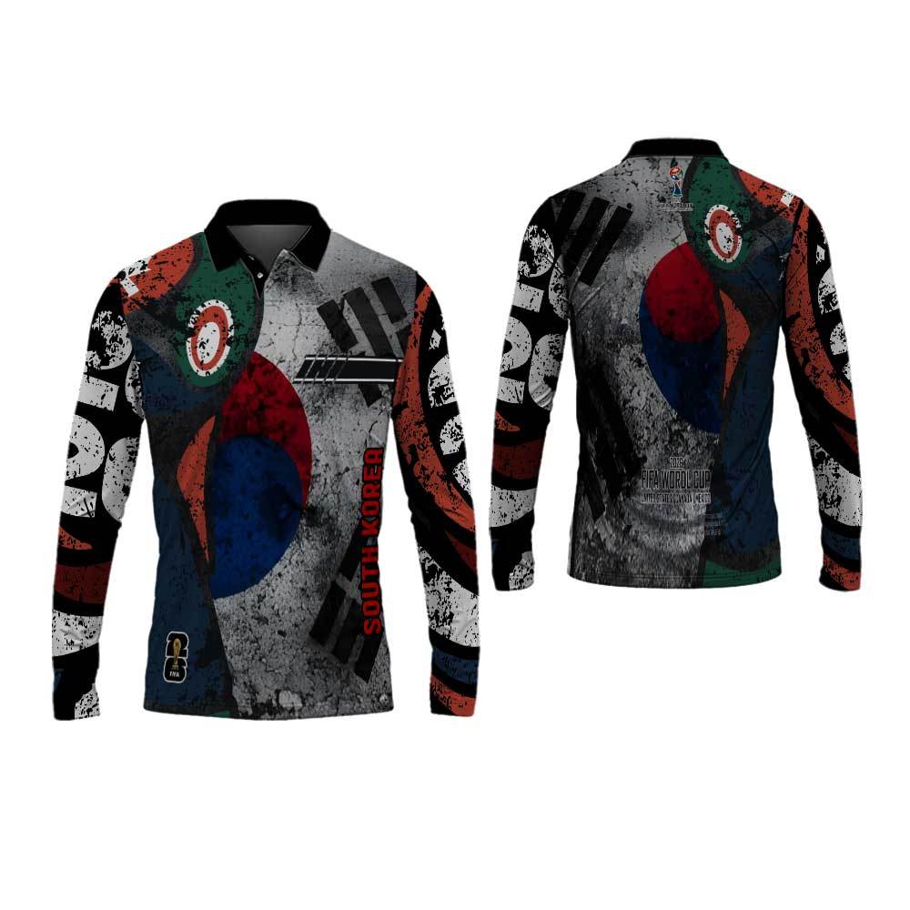 Kaos Polo Pria Lengan Panjang Jersey Sepak Bola Piala Dunia 2026 Fullprint | Jersey Pildun 2026