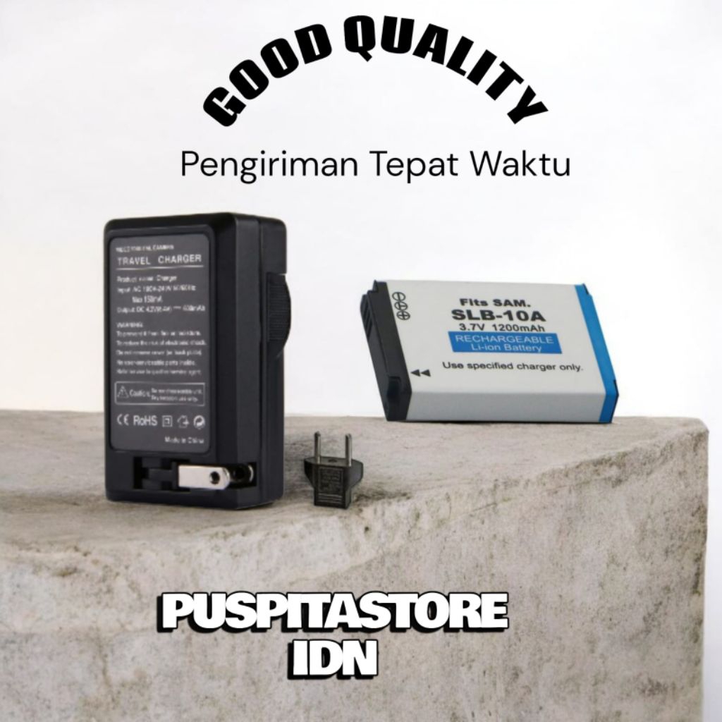 Charger & Baterai Kamera Samsung ES50 ES55 ES60 EX2F HZ15W IT100 Casan Batre
