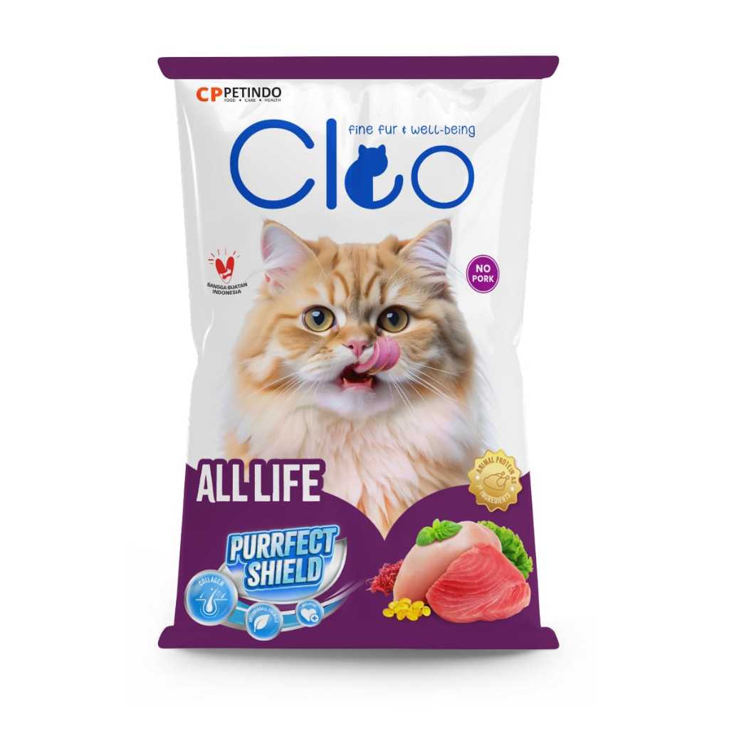 Cleo cat food persian repack 500gr