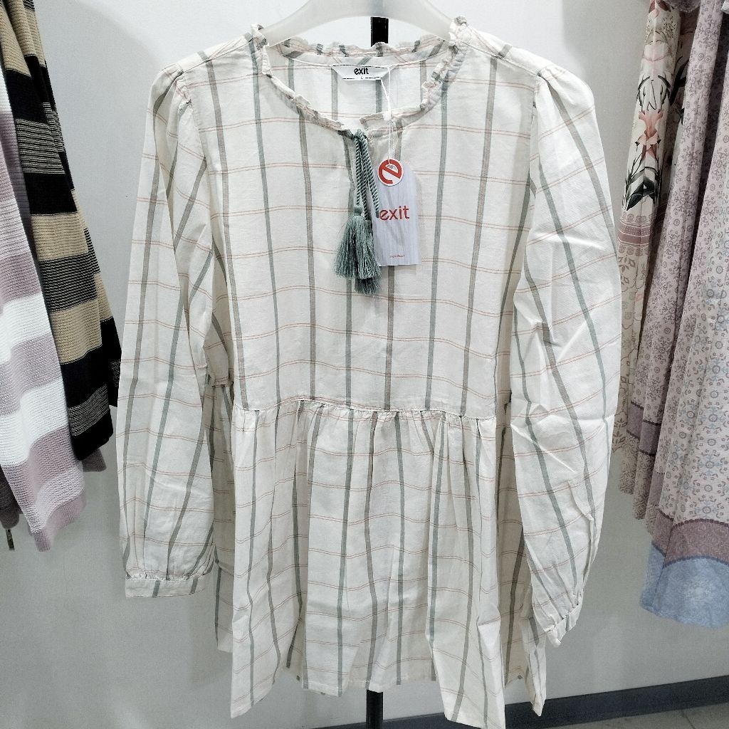 blouse baby doll wanita, blouse exit original