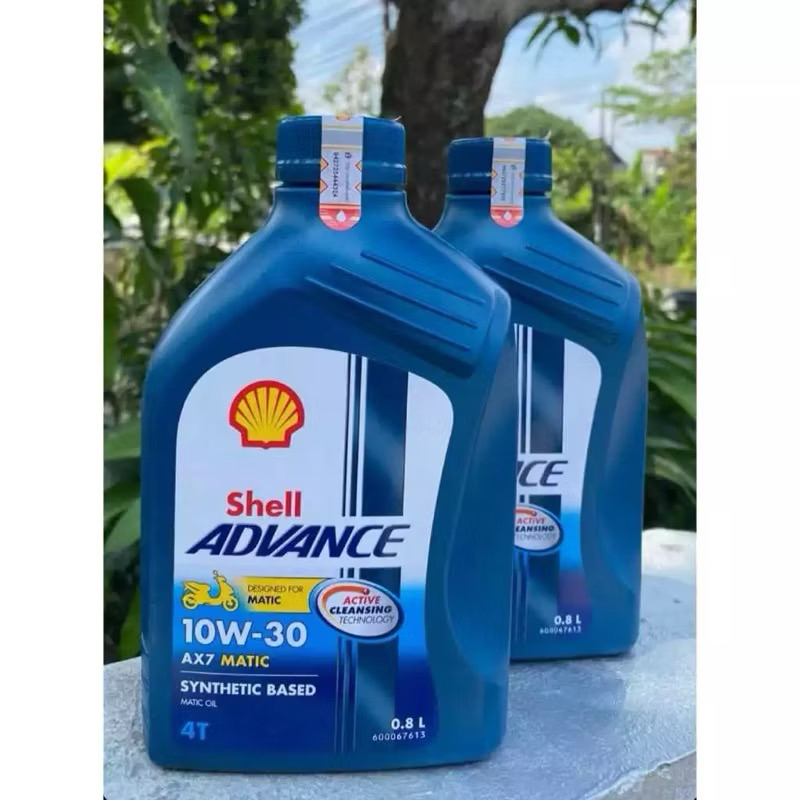 Oli Motor Matic Original SHELL Advance AX7 10W-30 0,8L / Oli Shell Matic